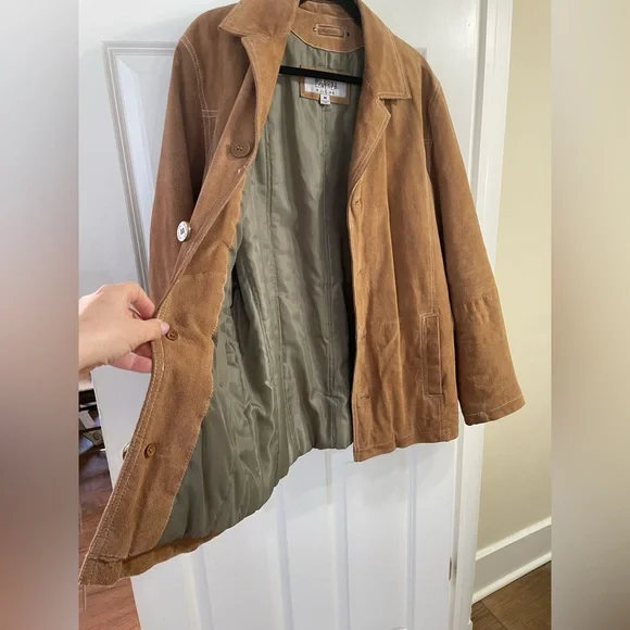 ✨ Wilsons Leather “M. Julian” Tan Suede Jacket – Men’s M ✨ - Picture 2 of 8
